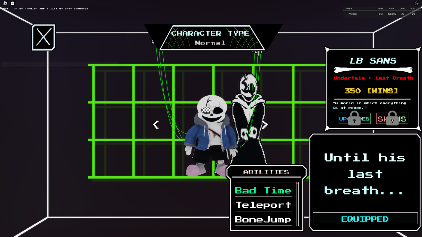 LB Sans - Undertale Final Showdown Wiki*